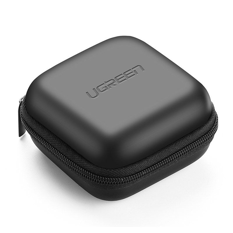 Koffer / Box Ugreen für Kopfhörer und Zubehör 8cm x 8cm, Schawrz