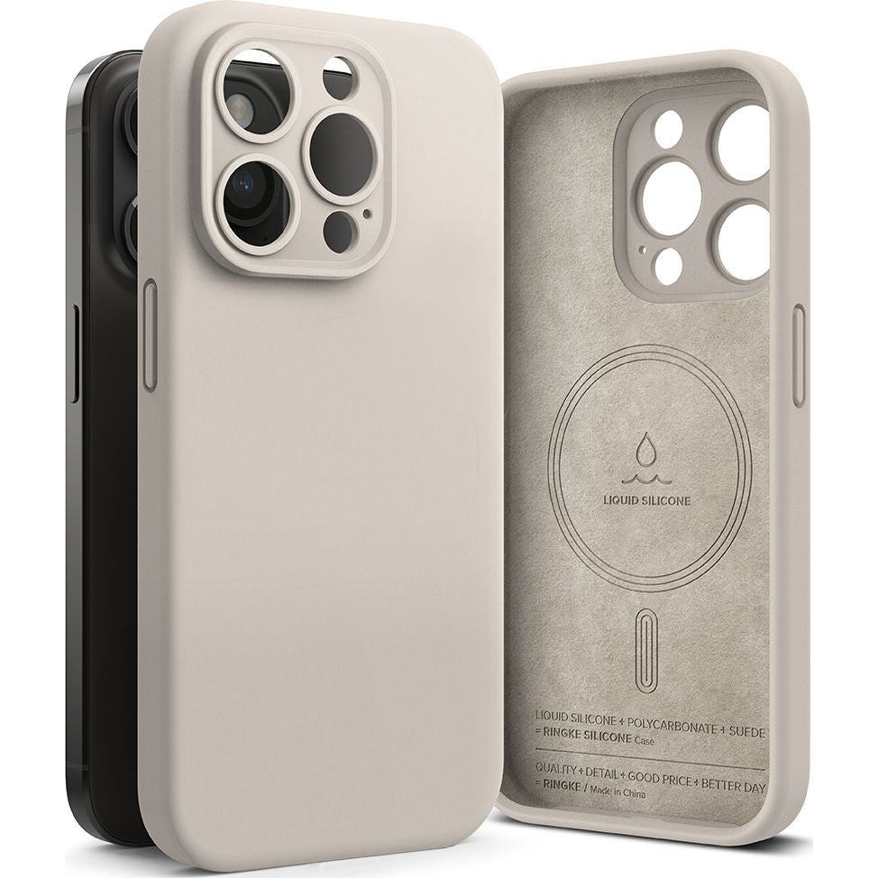 Schutzhülle Ringke Sllicone Magnetic MagSafe für Apple iPhone 15 Pro