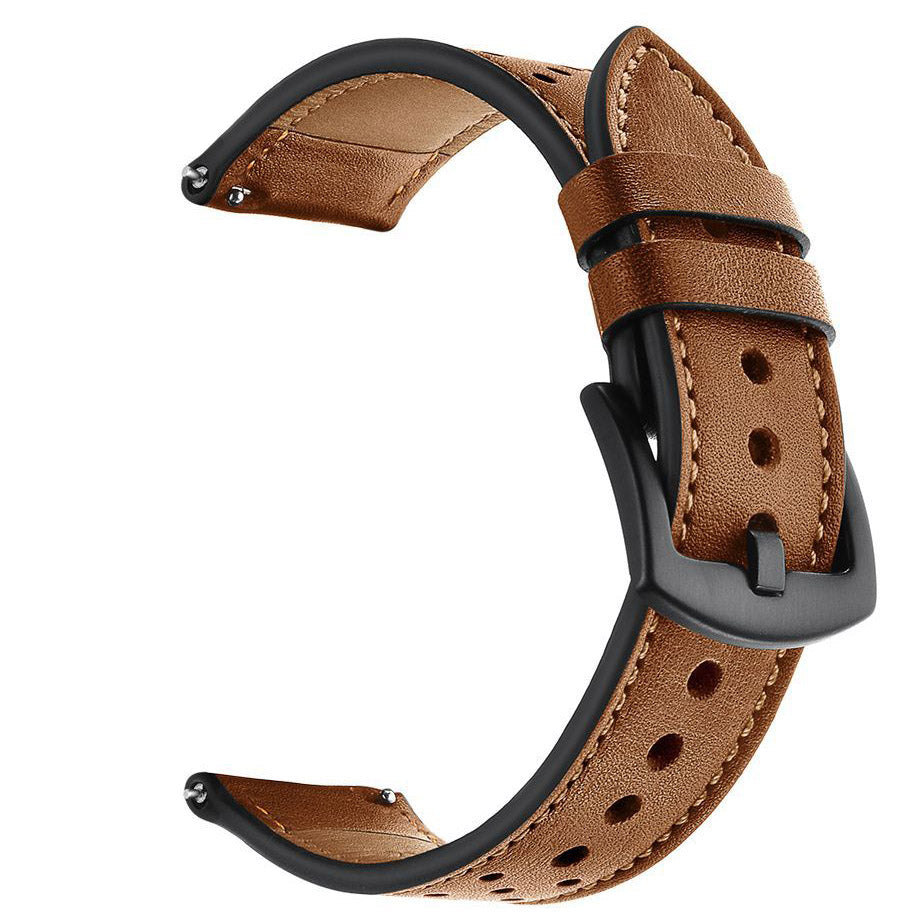Lederarmband für Galaxy Watch 6/5 Pro/5/4/3, Tech-Protect Leather, Braun