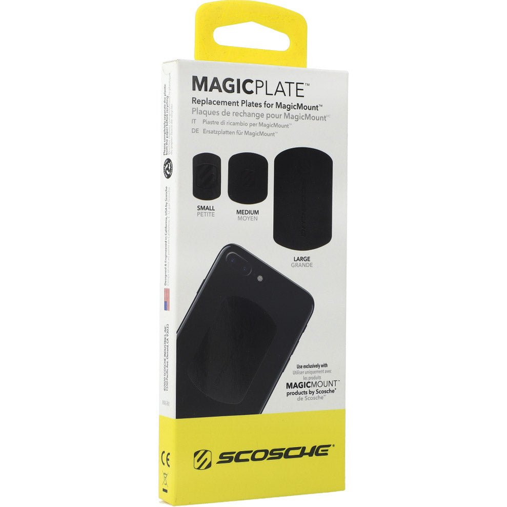 Scosche MagicPlate Halteplatten, 3 Stück