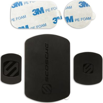 Scosche MagicPlate Halteplatten, 3 Stück