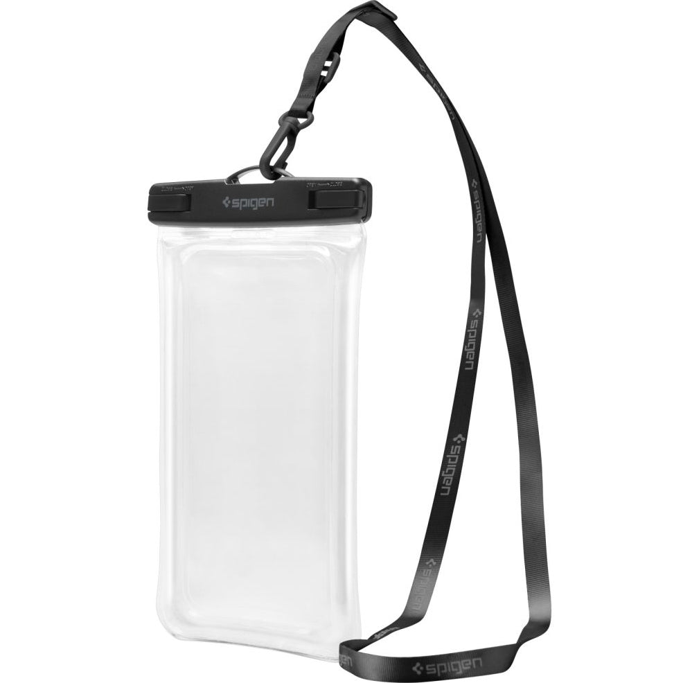 Wasserdichte Schutzhülle Spigen A610 Waterproof Float 1-Pack, Transparent/Schwarz
