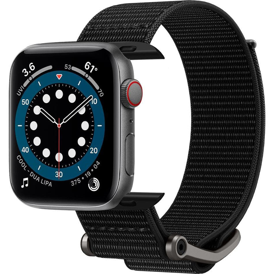 Armband Spigen DuraPro Flex Band für Apple Watch 49/46/45/44 mm, Schwarz