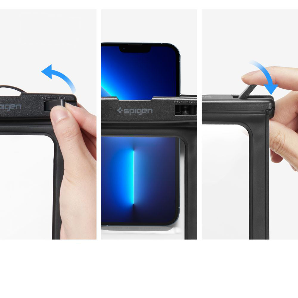 Wasserdichte Schutzhülle Spigen A601 Waterproof 2-Pack, schwarz