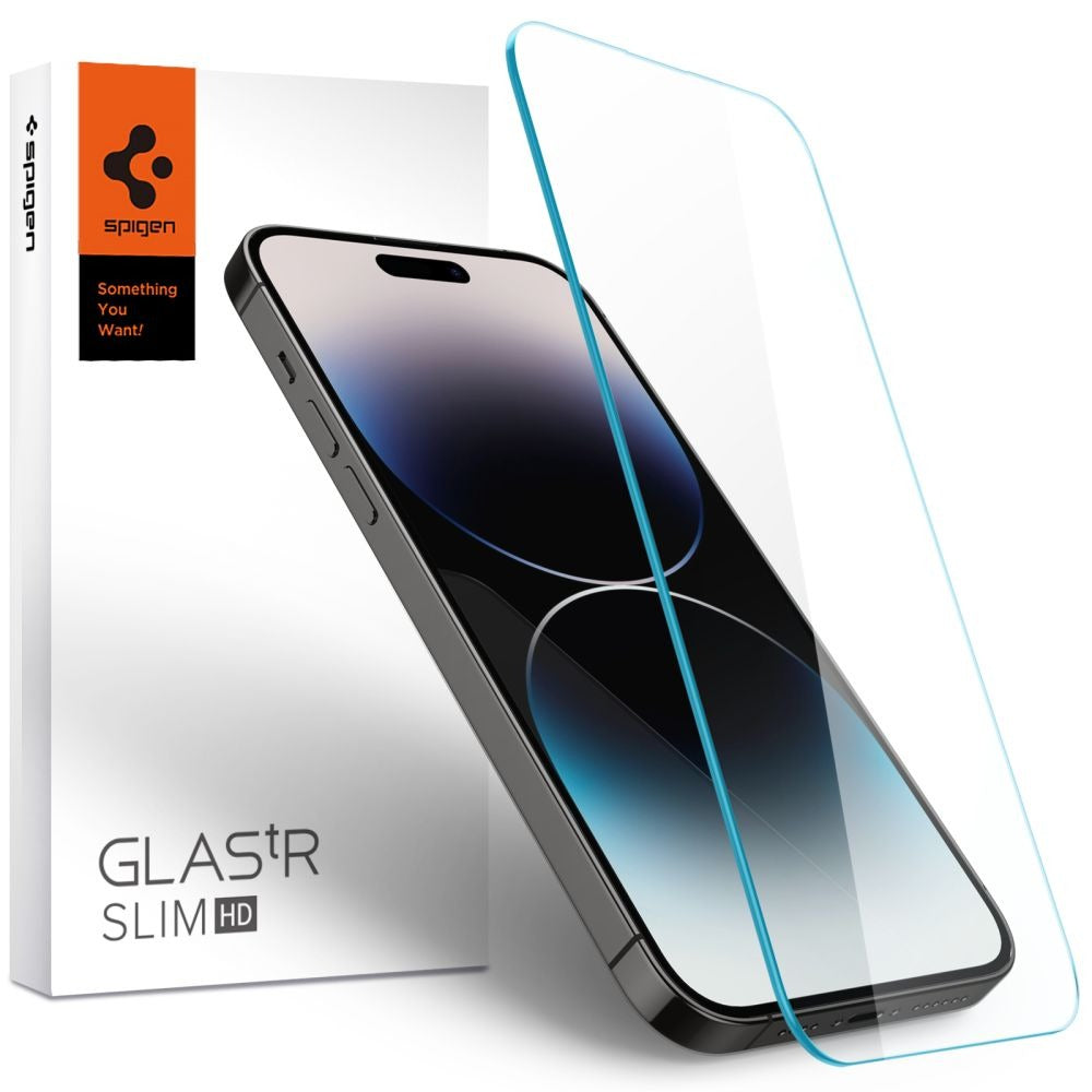 Glas für die Schutzhülle Spigen Glas.tR Slim 1-Pack für iPhone 14 Pro