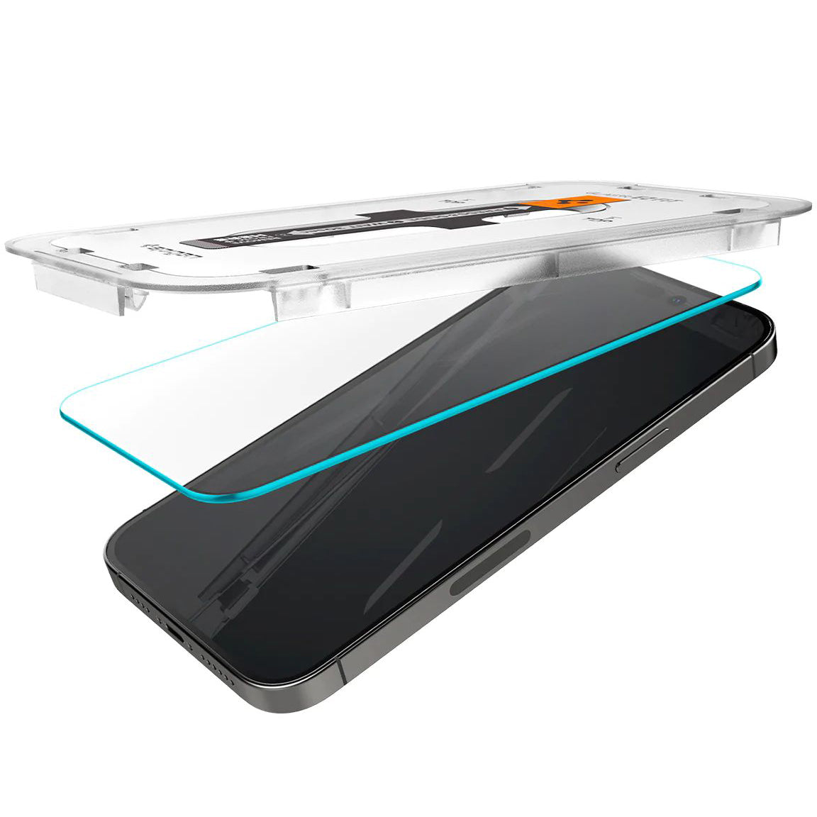 Glas für die Schutzhülle Spigen Glas.tR EZ Fit 2-Pack für iPhone 14 Pro Max