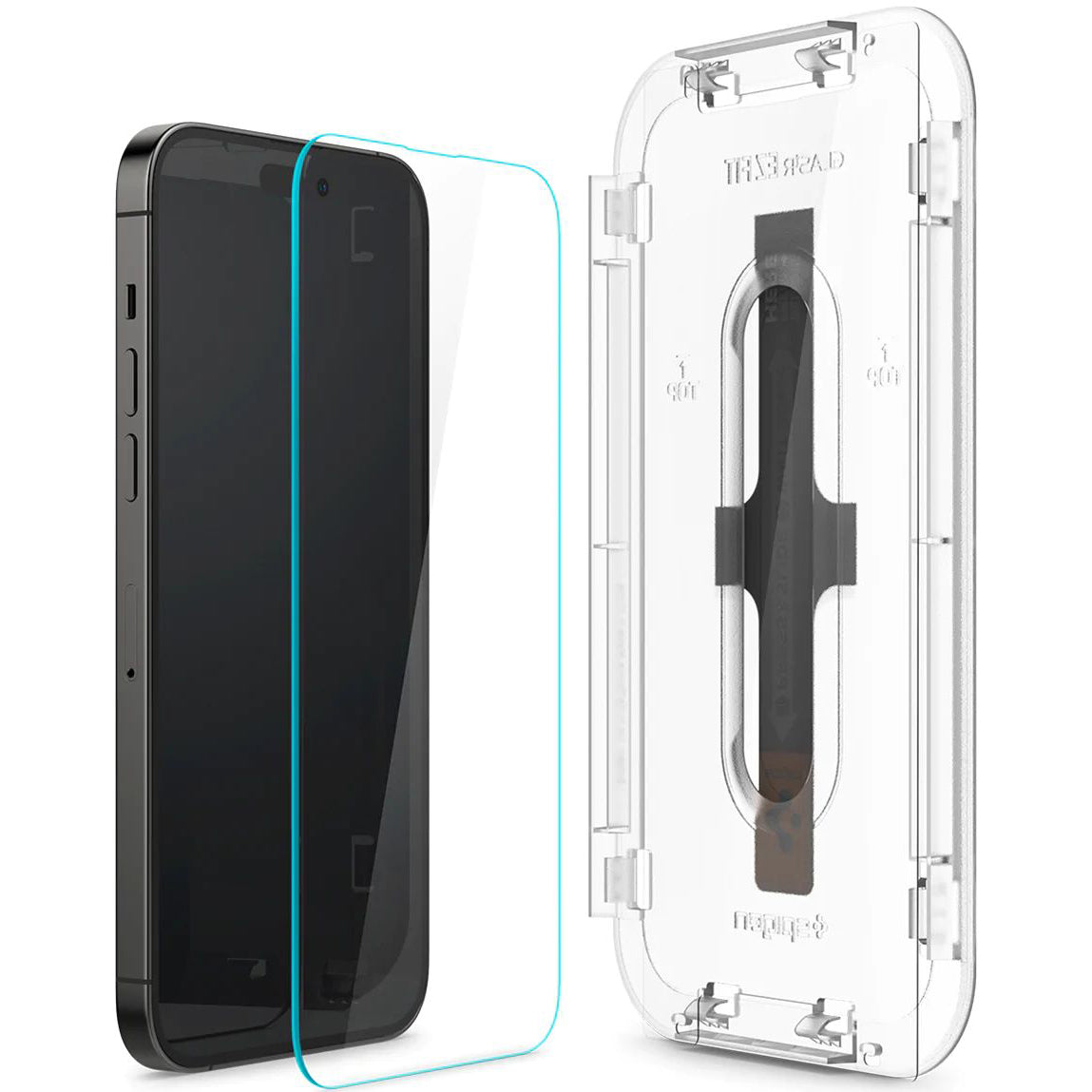 Glas für die Schutzhülle Spigen Glas.tR EZ Fit 2-Pack für iPhone 14 Pro Max
