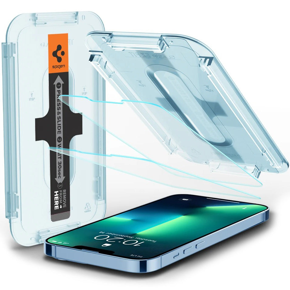 Glas für die Schutzhülle Spigen Glas.tR EZ Fit 2-Pack iPhone 14 Plus / 13 Pro Max