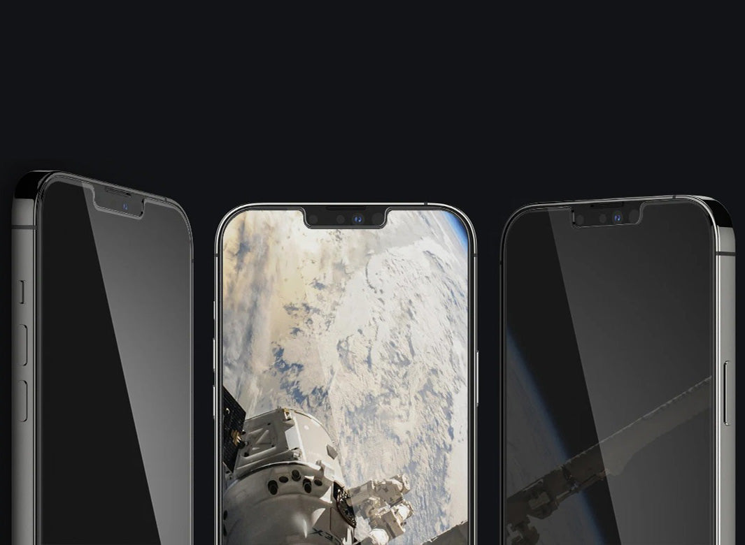 Glas für die Schutzhülle Spigen Glas.tR EZ Fit Privacy 2-Pack iPhone 13 Pro Max