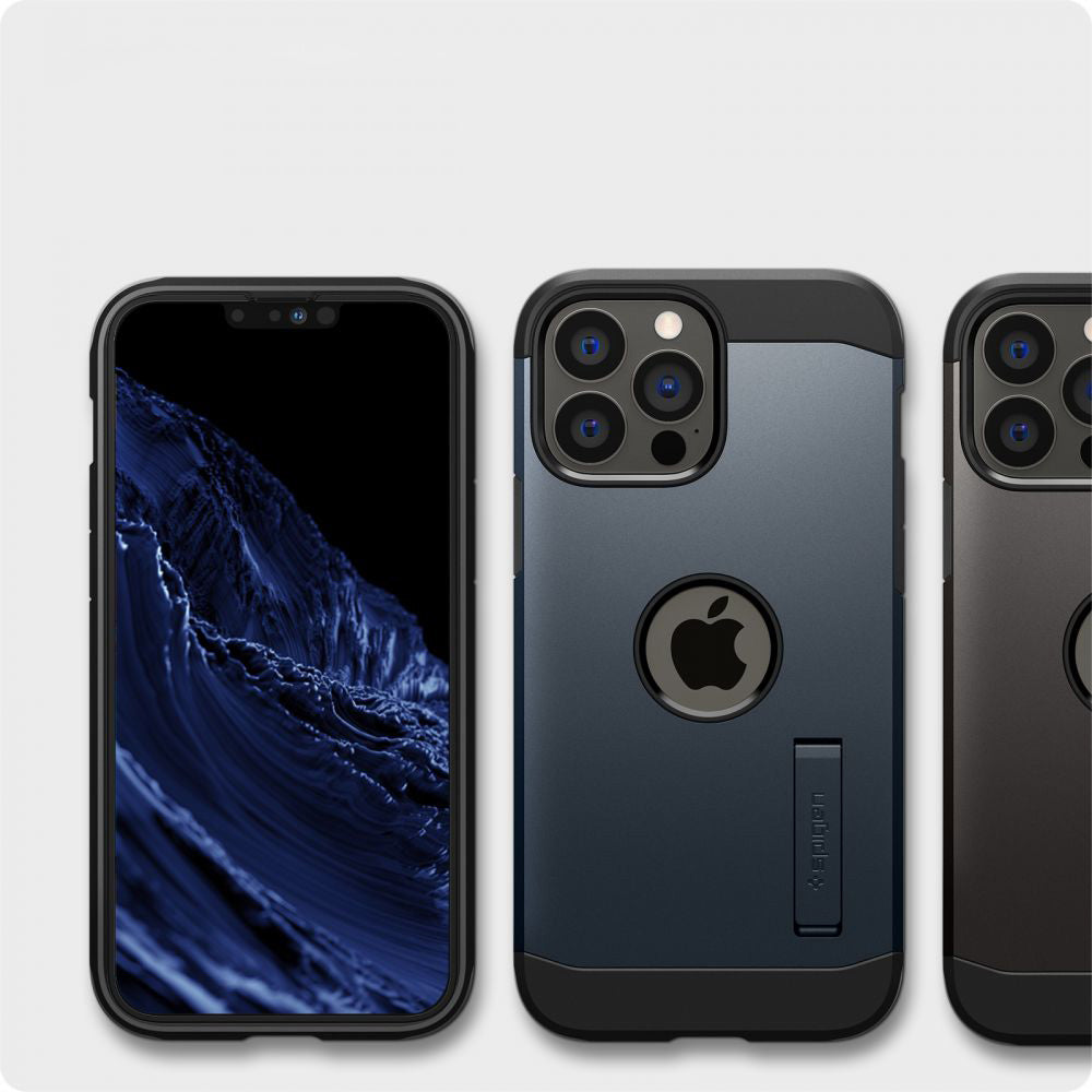 Glas für die Schutzhülle Spigen Glas.tR Slim FC AM 2-Pack iPhone 14 Plus / 13 Pro Max, schwarzer Rahmen