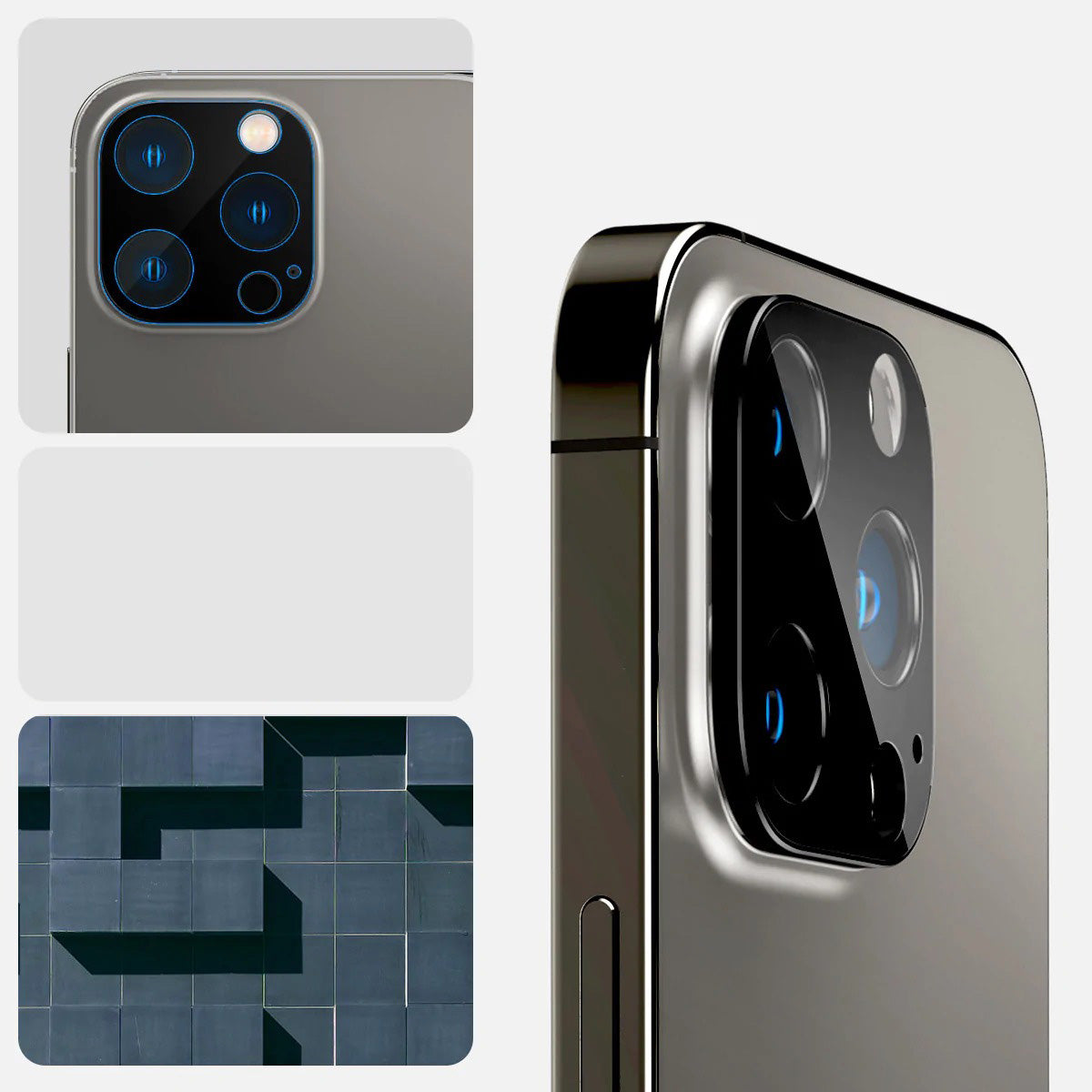 Glas für die Kamera Spigen Glas.tR Optik 2-Pack für iPhone 16 Pro / 16 Pro Max / 15 Pro / 15 Pro Max / 14 Pro / 14 Pro Max, Schwarz