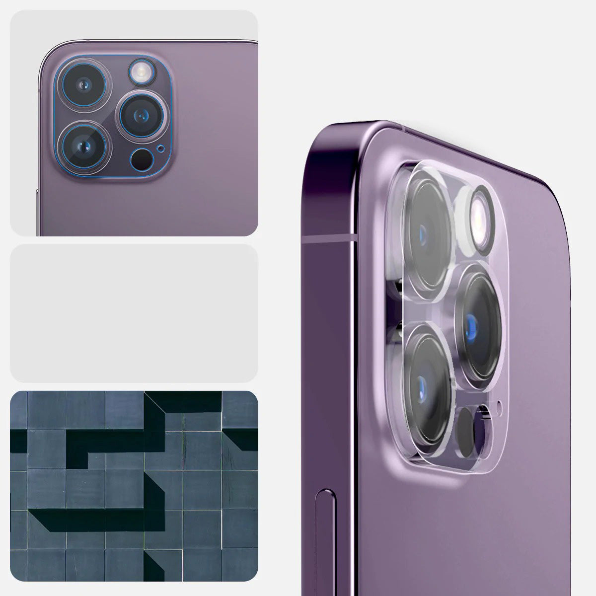 Glas für die Kamera Spigen Glas.tR Optik 2-Pack für iPhone 14 Pro / 14 Pro Max, Transparent