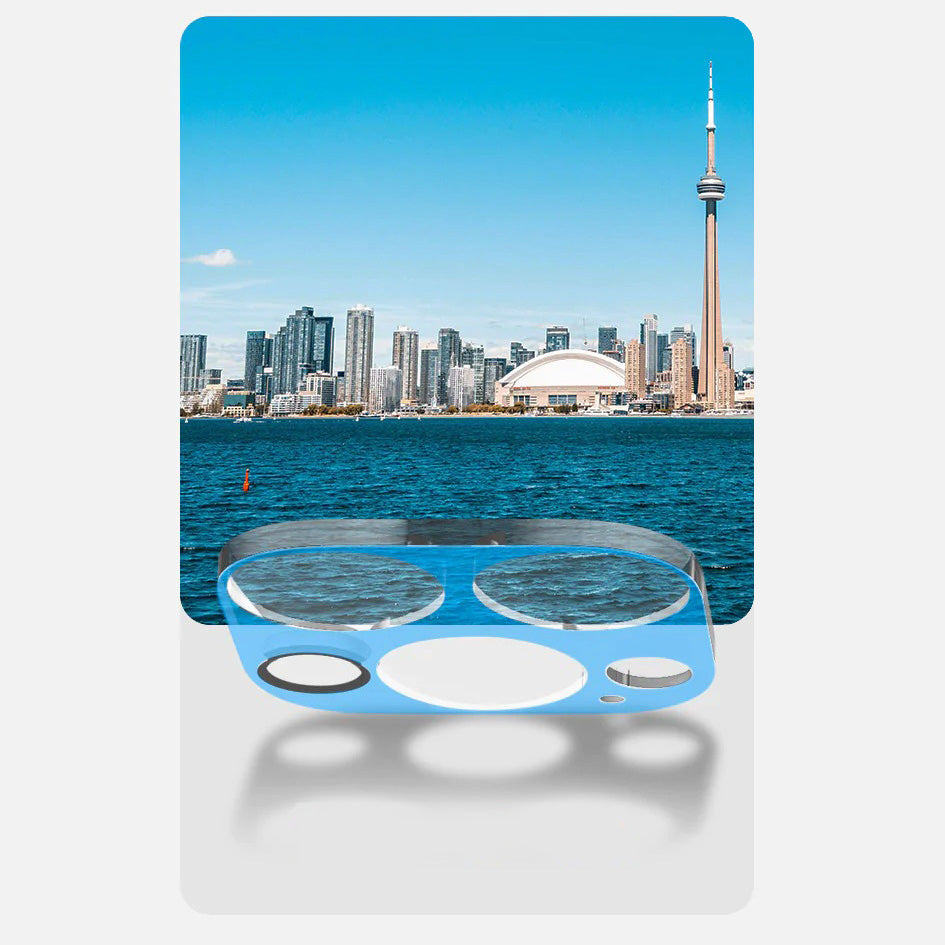 Glas für die Kamera Spigen Glas.tR Optik 2-Pack für iPhone 14 Pro / 14 Pro Max, Transparent