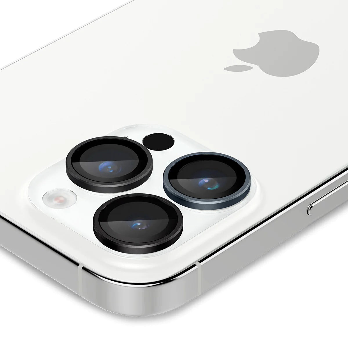 Glas für die Kamera Spigen Glas.tR Ez Fit Optik Pro 2-Pack für iPhone 16 Pro / 16 Pro Max / 15 Pro / 15 Pro Max / 14 Pro / 14 Pro Max, Multikolore (Zero One)