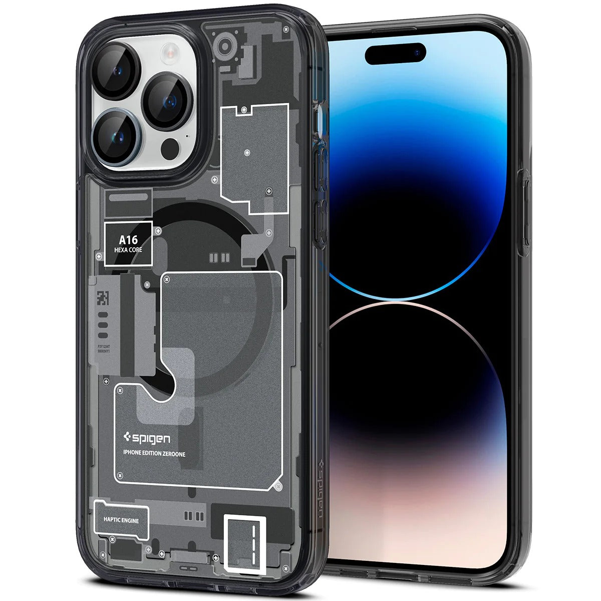 Glas für die Kamera Spigen Glas.tR Ez Fit Optik Pro 2-Pack für iPhone 16 Pro / 16 Pro Max / 15 Pro / 15 Pro Max / 14 Pro / 14 Pro Max, Multikolore (Zero One)