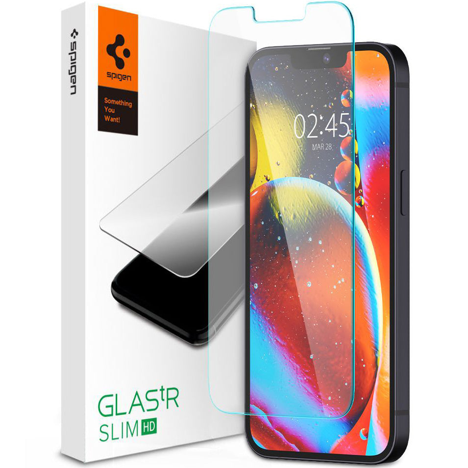 Glas für die Schutzhülle für iPhone 17e / 16e / 14 / 13 Pro / 13, Spigen Glas.tr Slim