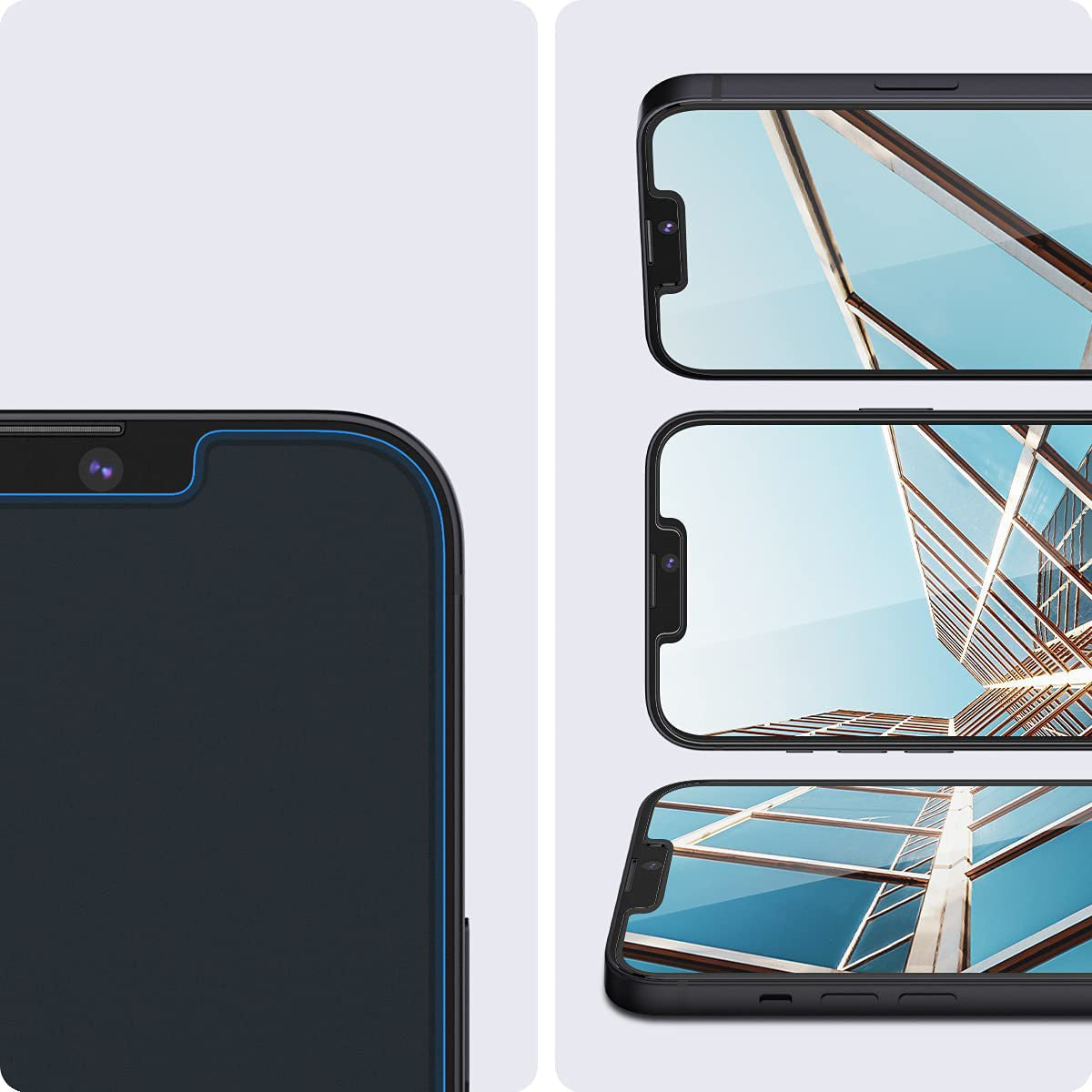 Glas für die Schutzhülle für iPhone 17e / 16e / 14 / 13 Pro / 13, Spigen Glas.tr Slim