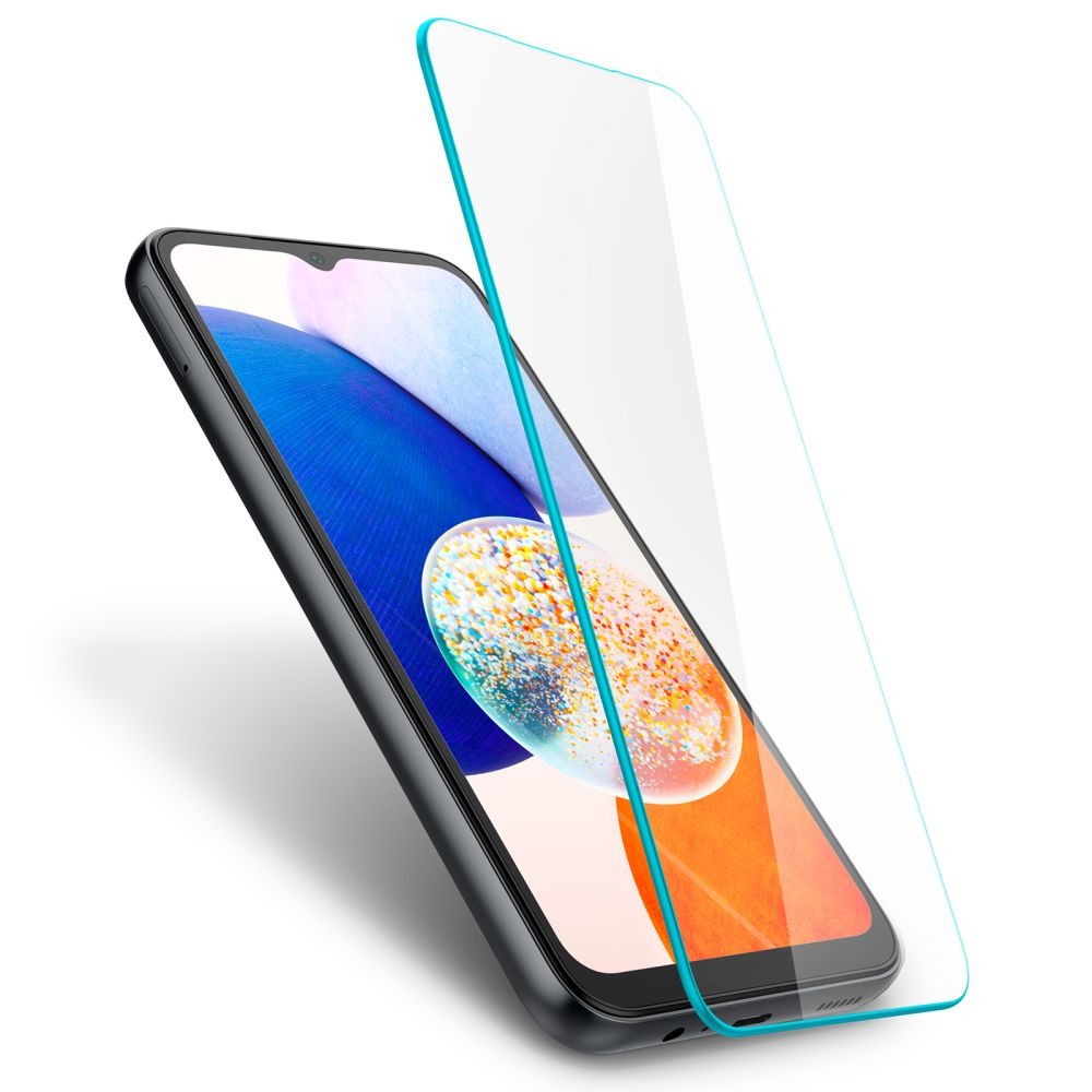 Glas für die Schutzhülle Spigen Glas.tR Slim 2-Pack für Galaxy A14 4G/5G