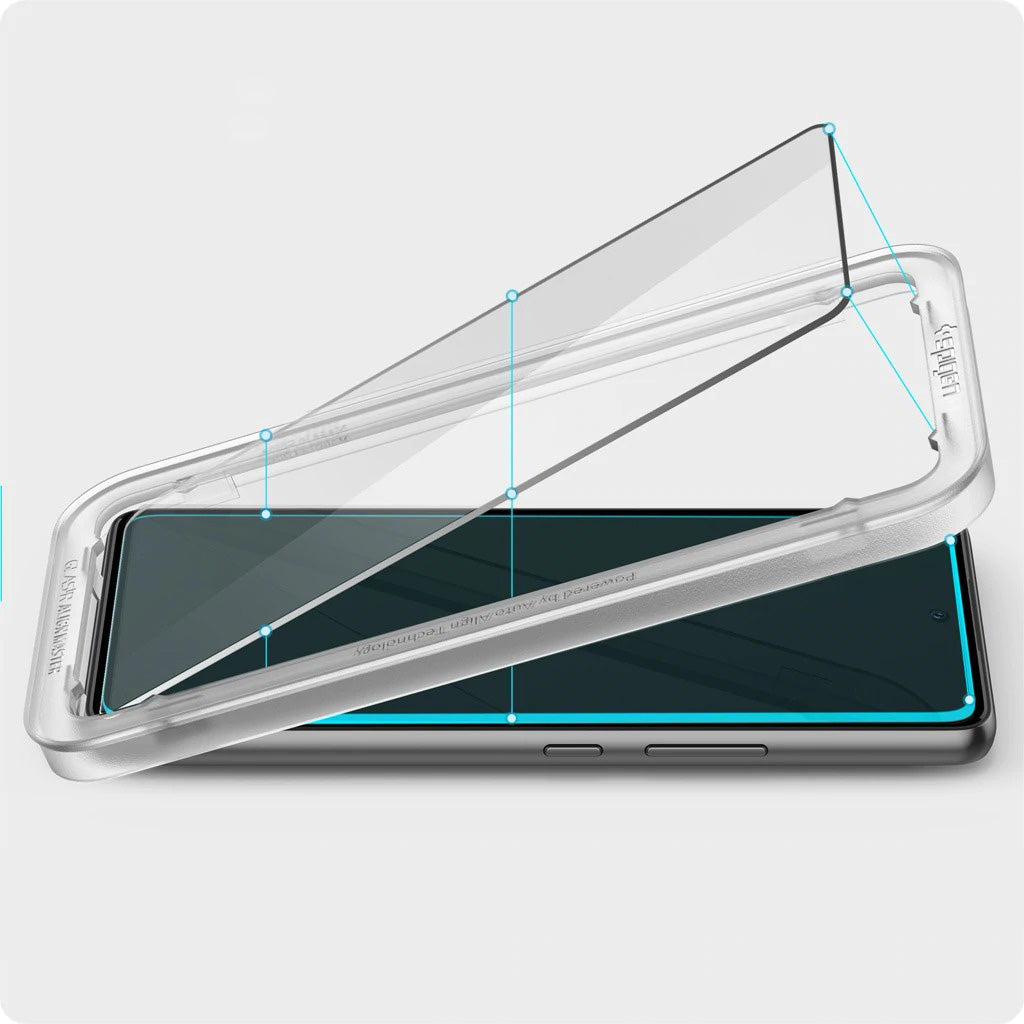 Glas für die Schutzhülle Spigen Glas.tR Slim AM 2-Pack Galaxy A53 5G