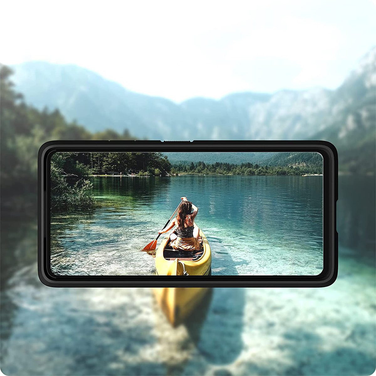 Glas für die Schutzhülle Spigen Glas.tR Slim AM 2-Pack Galaxy A53 5G