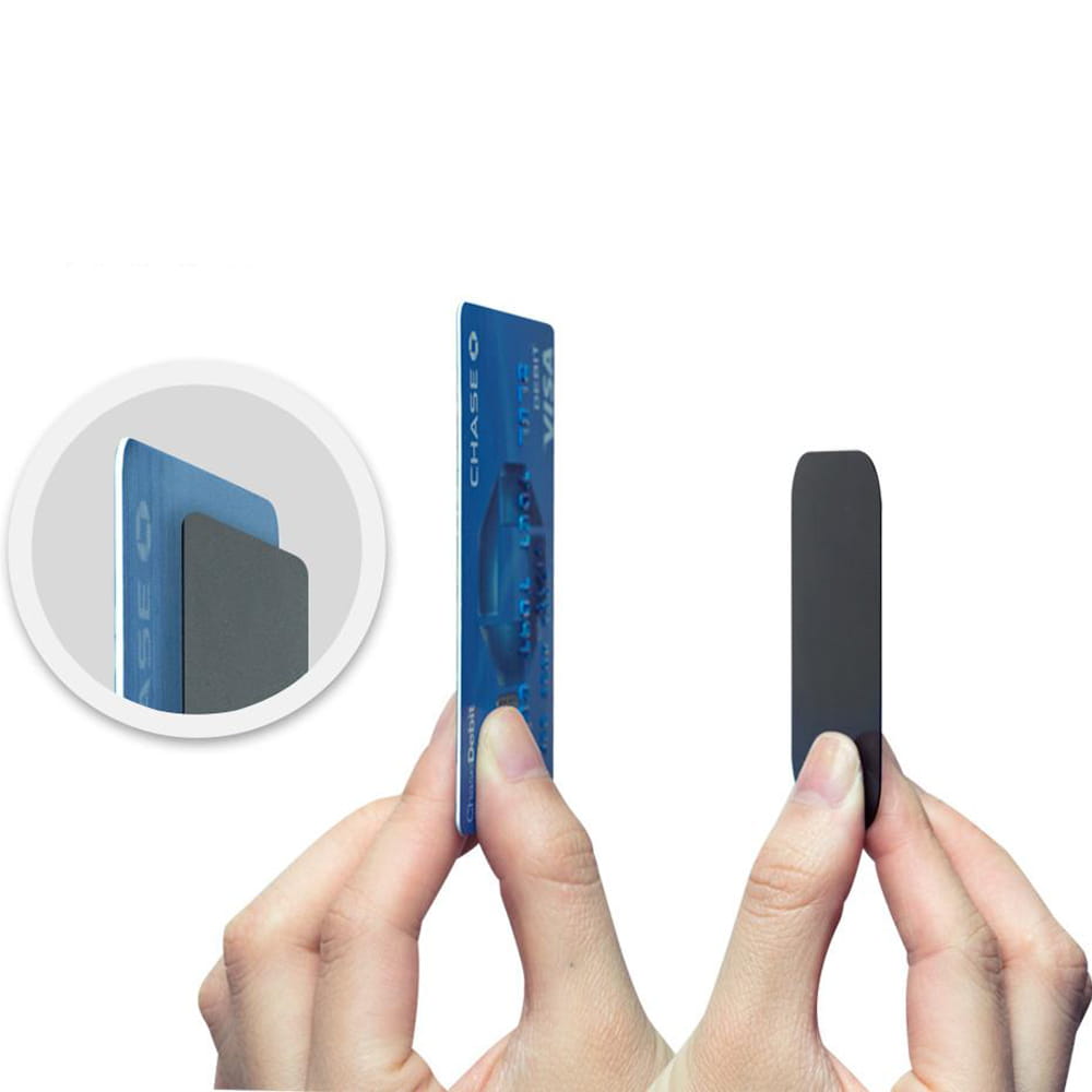 Metallplatten für Griffe Spigen Kuel Car Mount Metal Plates A210 schwarz