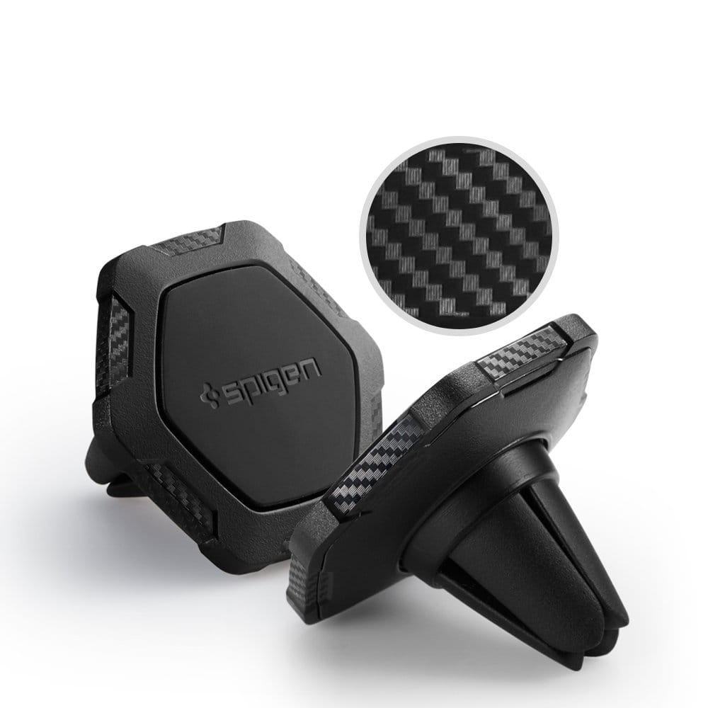 Auto Handyhalterung Spigen Kuel Signature Air Vent Magnetic Car Mount QS11 schwarz