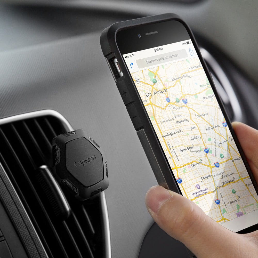 Auto Handyhalterung Spigen Kuel Signature Air Vent Magnetic Car Mount QS11 schwarz