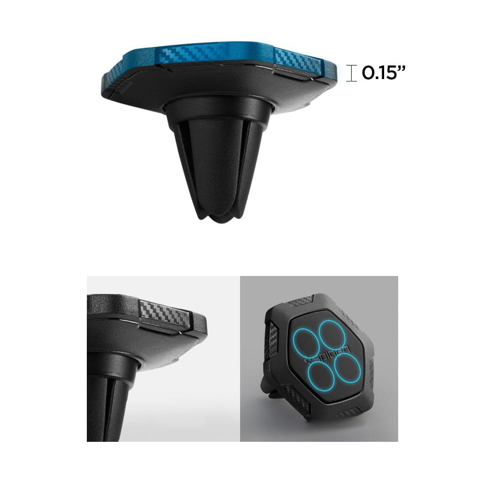 Auto Handyhalterung Spigen Kuel Signature Air Vent Magnetic Car Mount QS11 schwarz