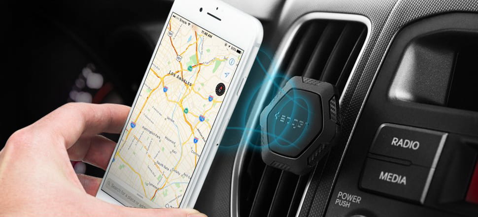 Auto Handyhalterung Spigen Kuel Signature Air Vent Magnetic Car Mount QS11 schwarz