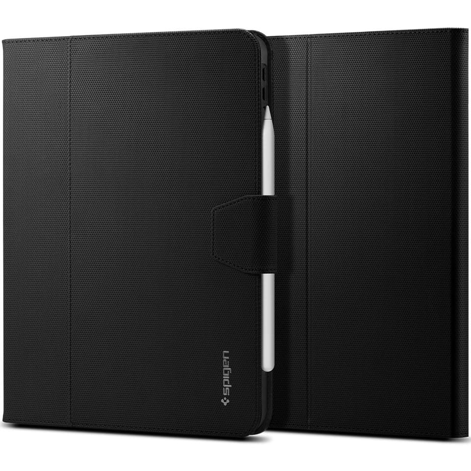 Schutzhülle für iPad Air 11" / 10.9" 2020-2026, Spigen Liquid Air Folio, Schwarz
