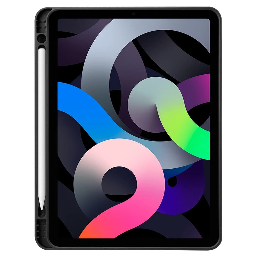 Schutzhülle für iPad Air 11" / 10.9" 2020-2026, Spigen Liquid Air Folio, Schwarz