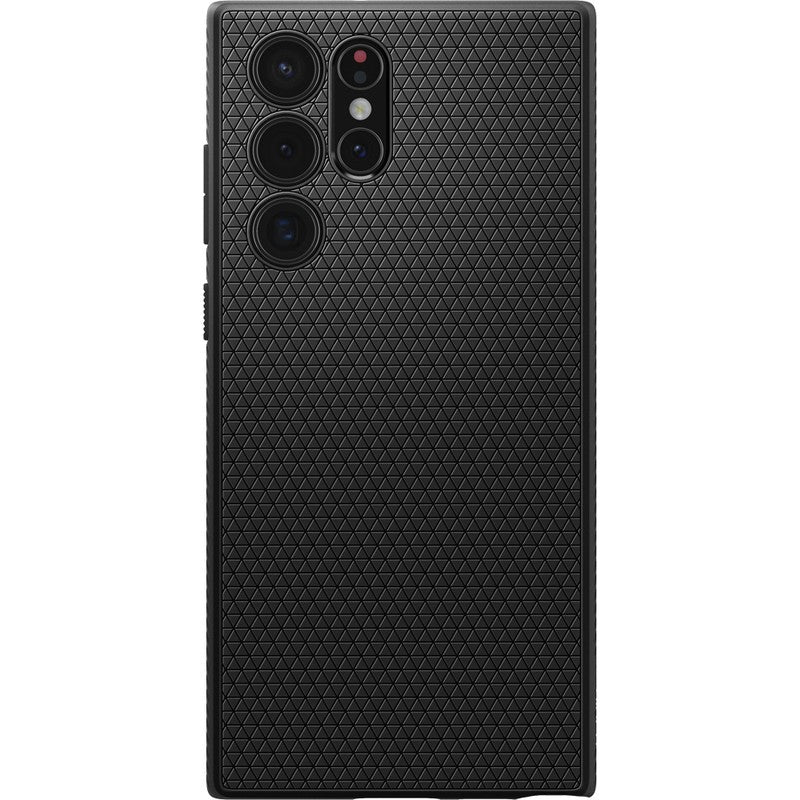 Schutzhülle Spigen Liquid Air für Galaxy S22 Ultra, Schwarz