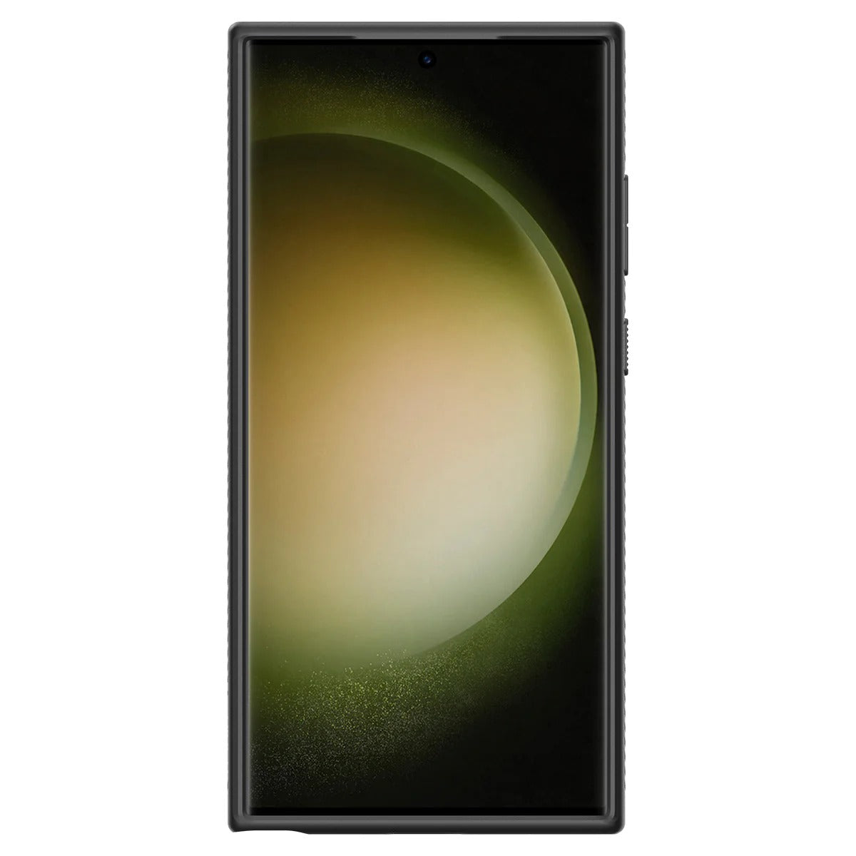 Schutzhülle Spigen Liquid Air für Galaxy S23 Ultra, Schwarz