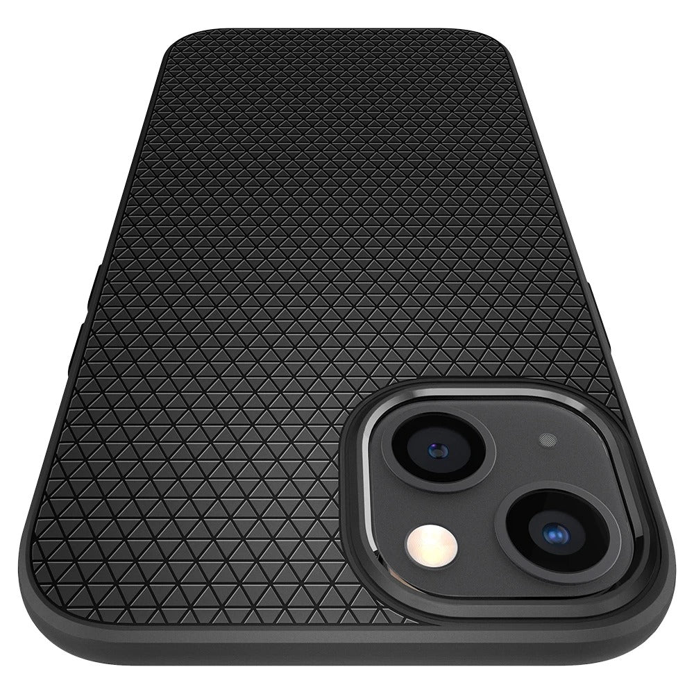 Schutzhülle Spigen Liquid Air für iPhone 13 Mini, Schwarz