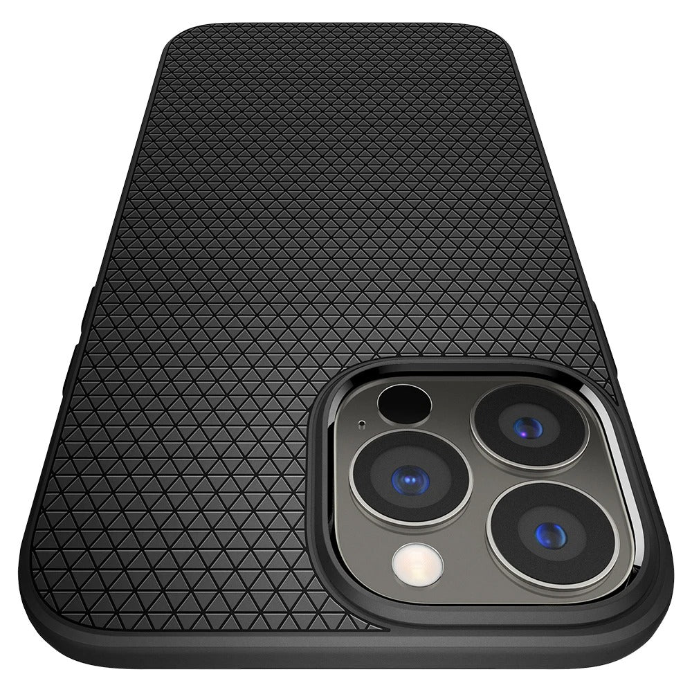Schutzhülle Spigen Liquid Air für iPhone 13 Pro, Schwarz