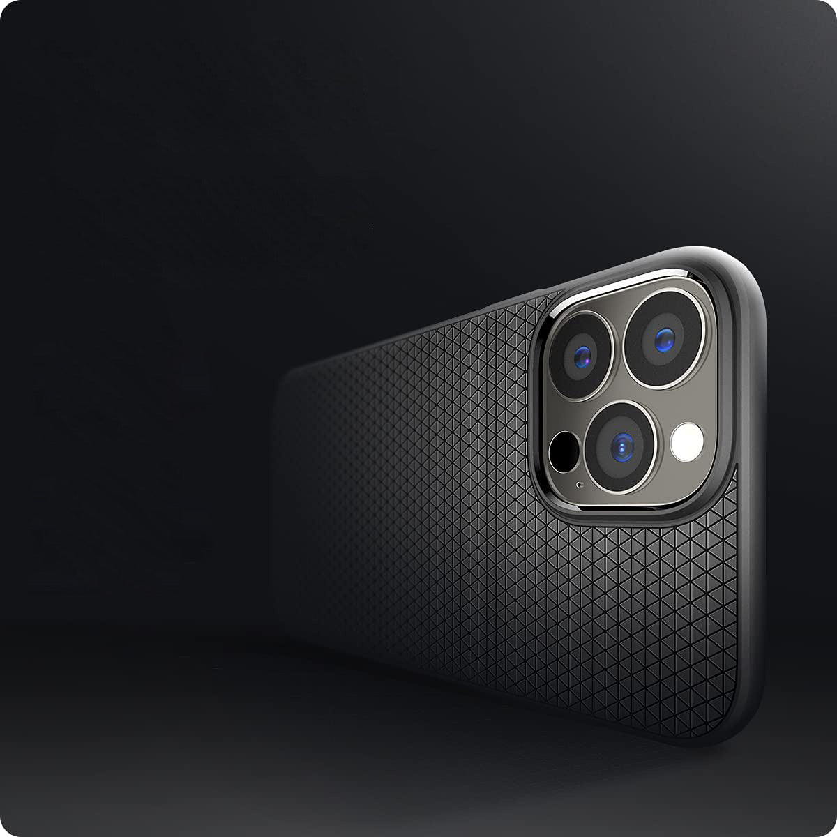 Schutzhülle Spigen Liquid Air für iPhone 13 Pro, Schwarz