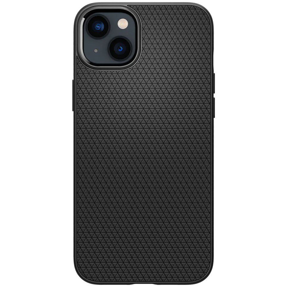 Schutzhülle Spigen Liquid Air für iPhone 14 Plus, Schwarz