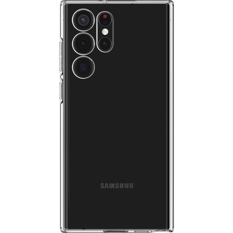 Schutzhülle Spigen Liquid Crystal für Galaxy S22 Ultra, Transparent