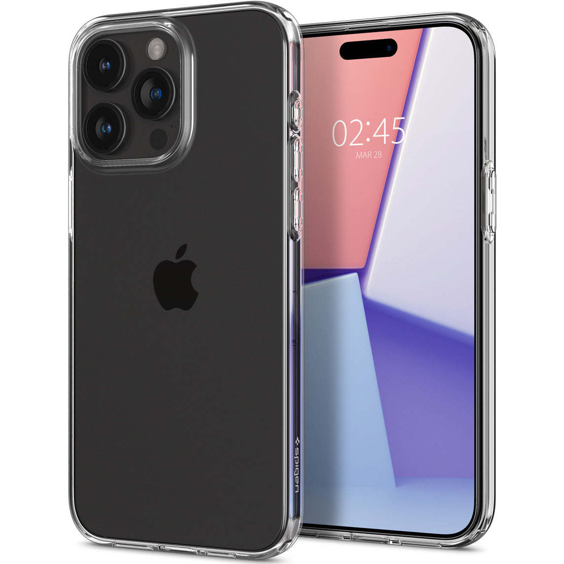 Schutzhülle Spigen Liquid Crystal für Apple iPhone 15 Pro, Transparent