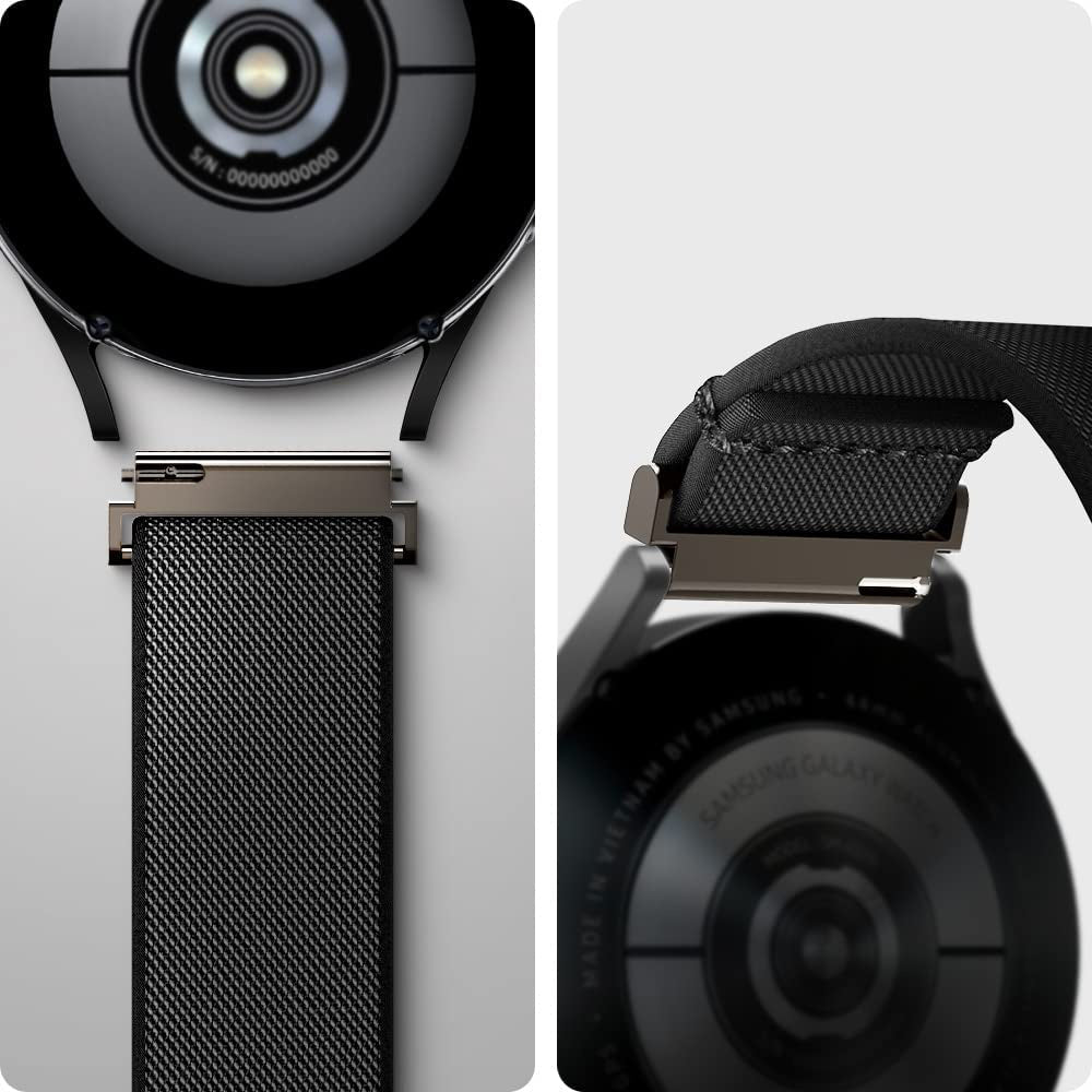 Armband Spigen Lite Fit für Galaxy Watch 20mm, Schwarz