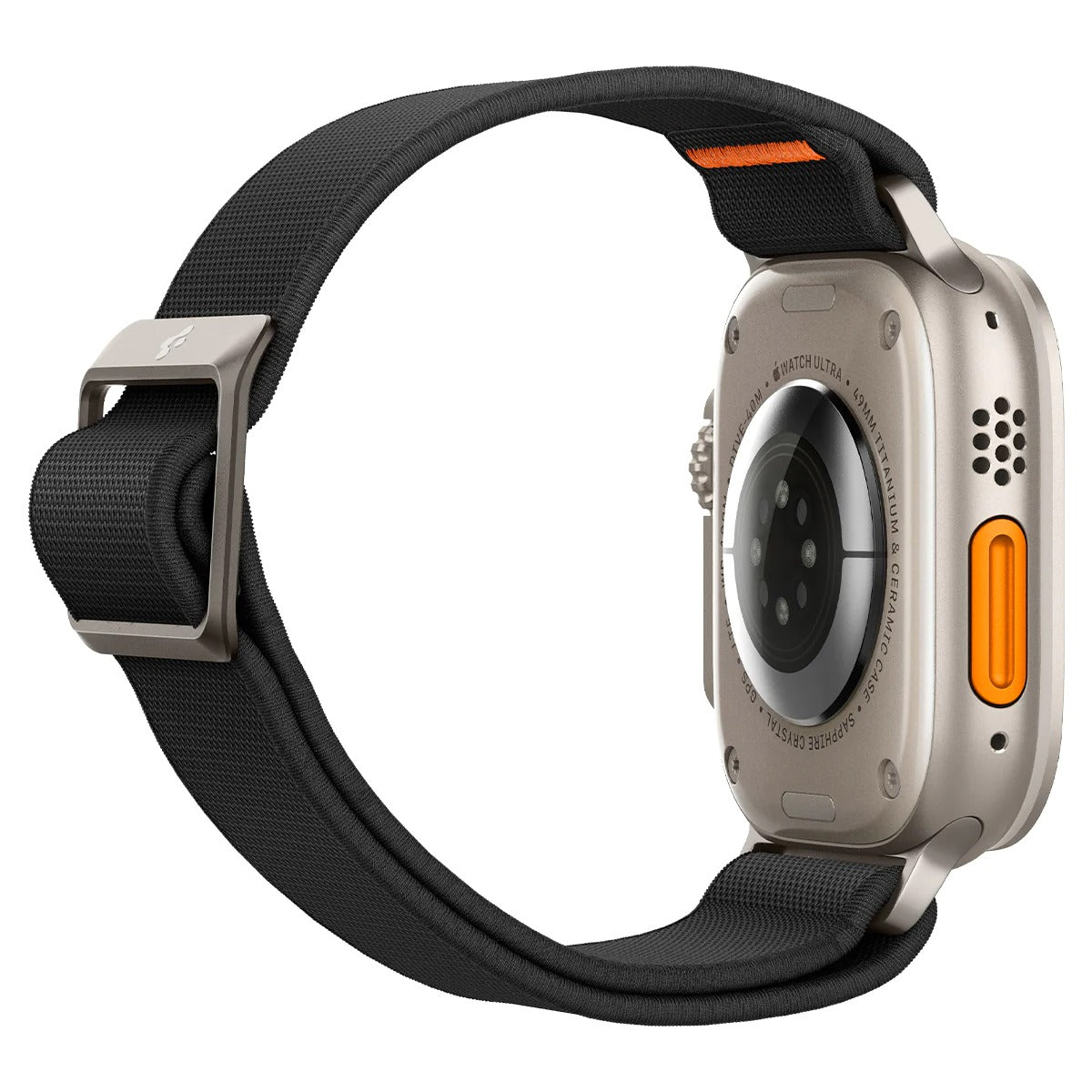 Armband Spigen Lite Fit Ultra für Apple Watch 49/46/45/44 mm, Schwarz