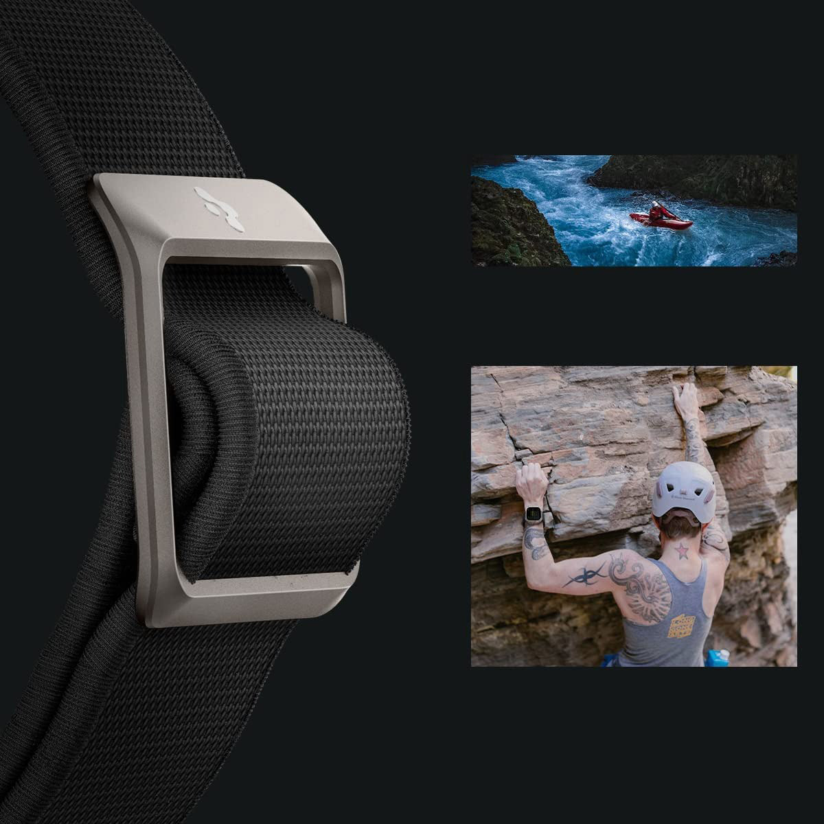 Armband Spigen Lite Fit Ultra für Apple Watch 49/46/45/44 mm, Schwarz