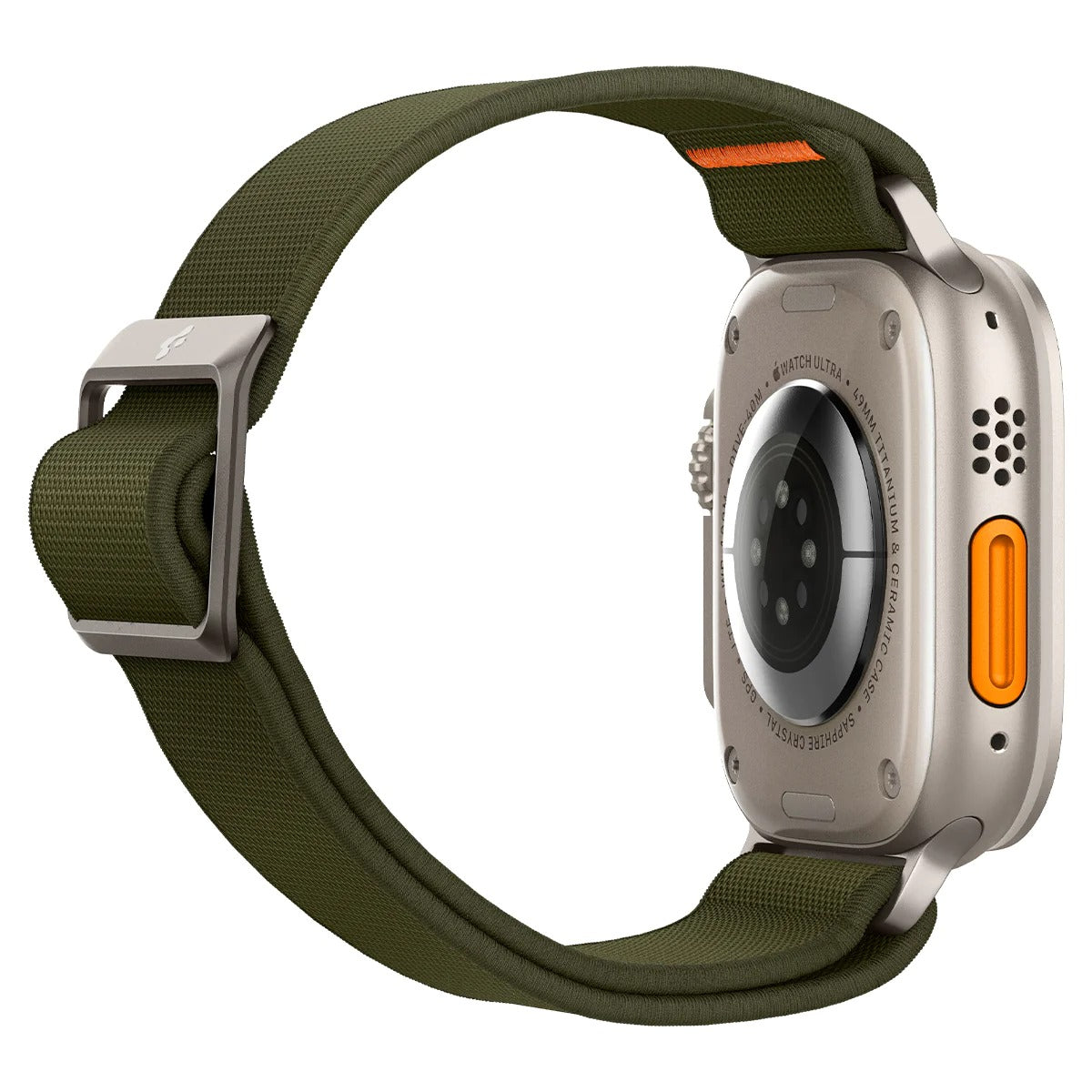 Armband Spigen Lite Fit Ultra für Apple Watch 49/46/45/44 mm, Olivgrün