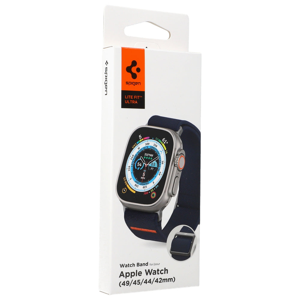 Armband Spigen Lite Fit Ultra für Apple Watch 49/46/45/44 mm, Dunkelblau