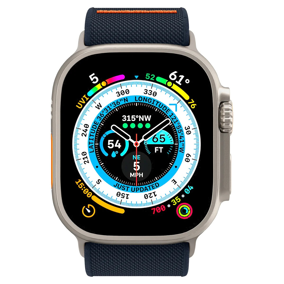 Armband Spigen Lite Fit Ultra für Apple Watch 49/46/45/44 mm, Dunkelblau