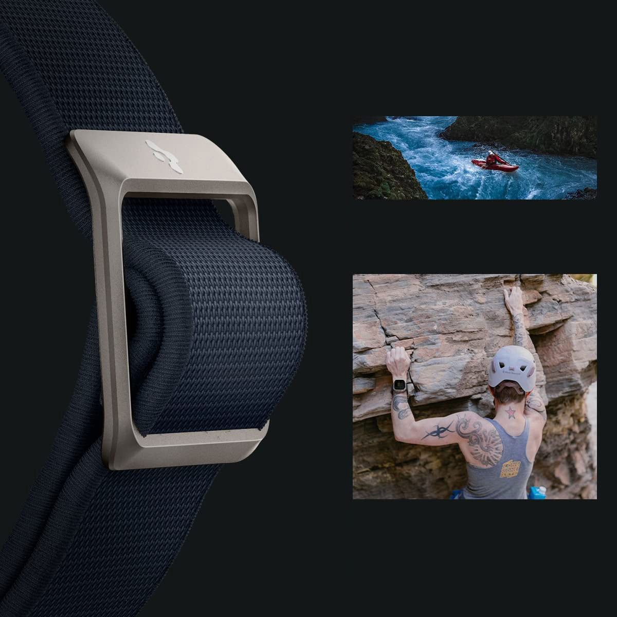 Armband Spigen Lite Fit Ultra für Apple Watch 49/46/45/44 mm, Dunkelblau