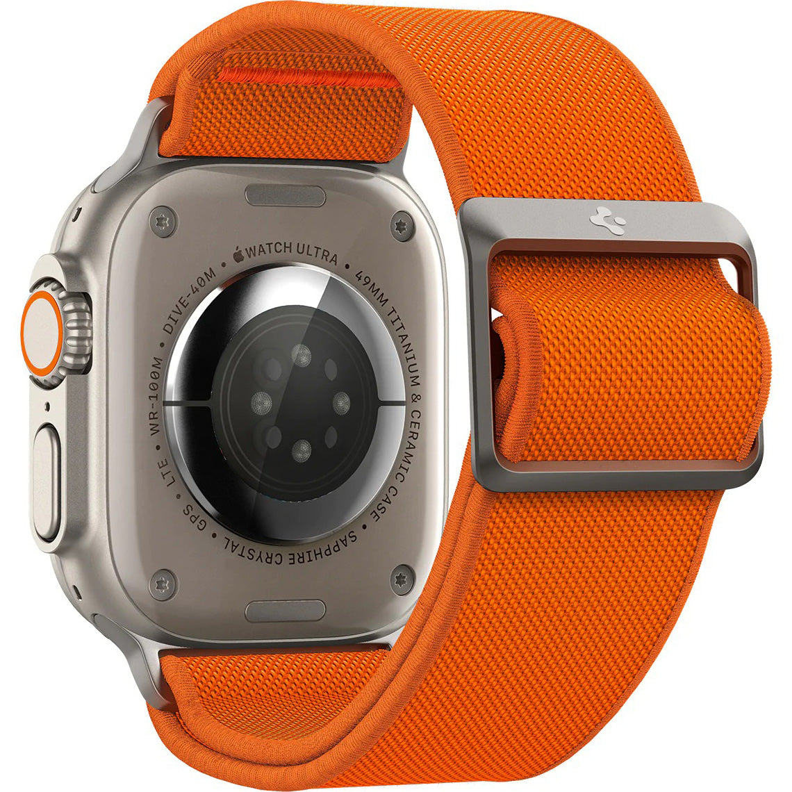 Armband Spigen Lite Fit Ultra für Apple Watch 49/46/45/44 mm, Orange
