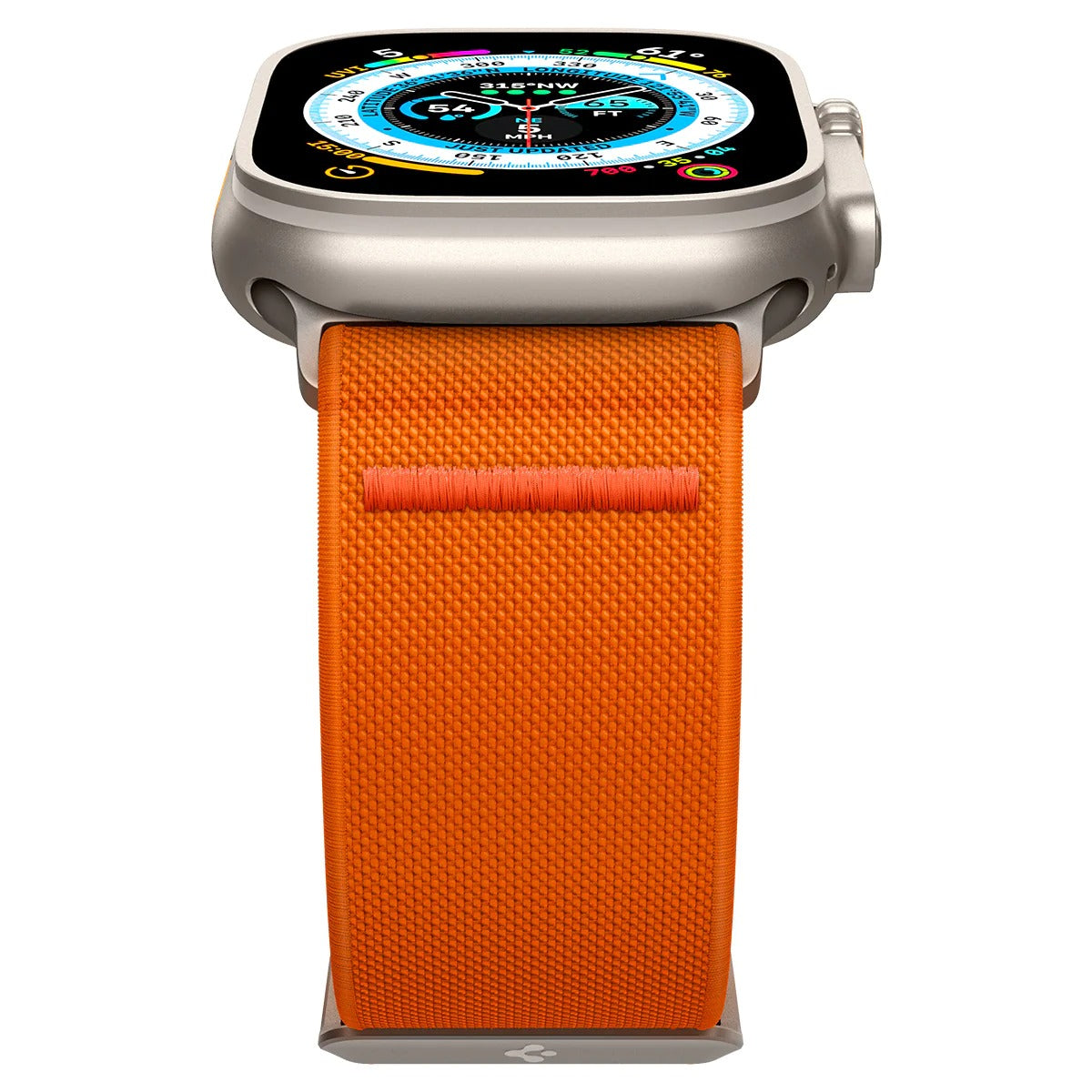 Armband Spigen Lite Fit Ultra für Apple Watch 49/46/45/44 mm, Orange