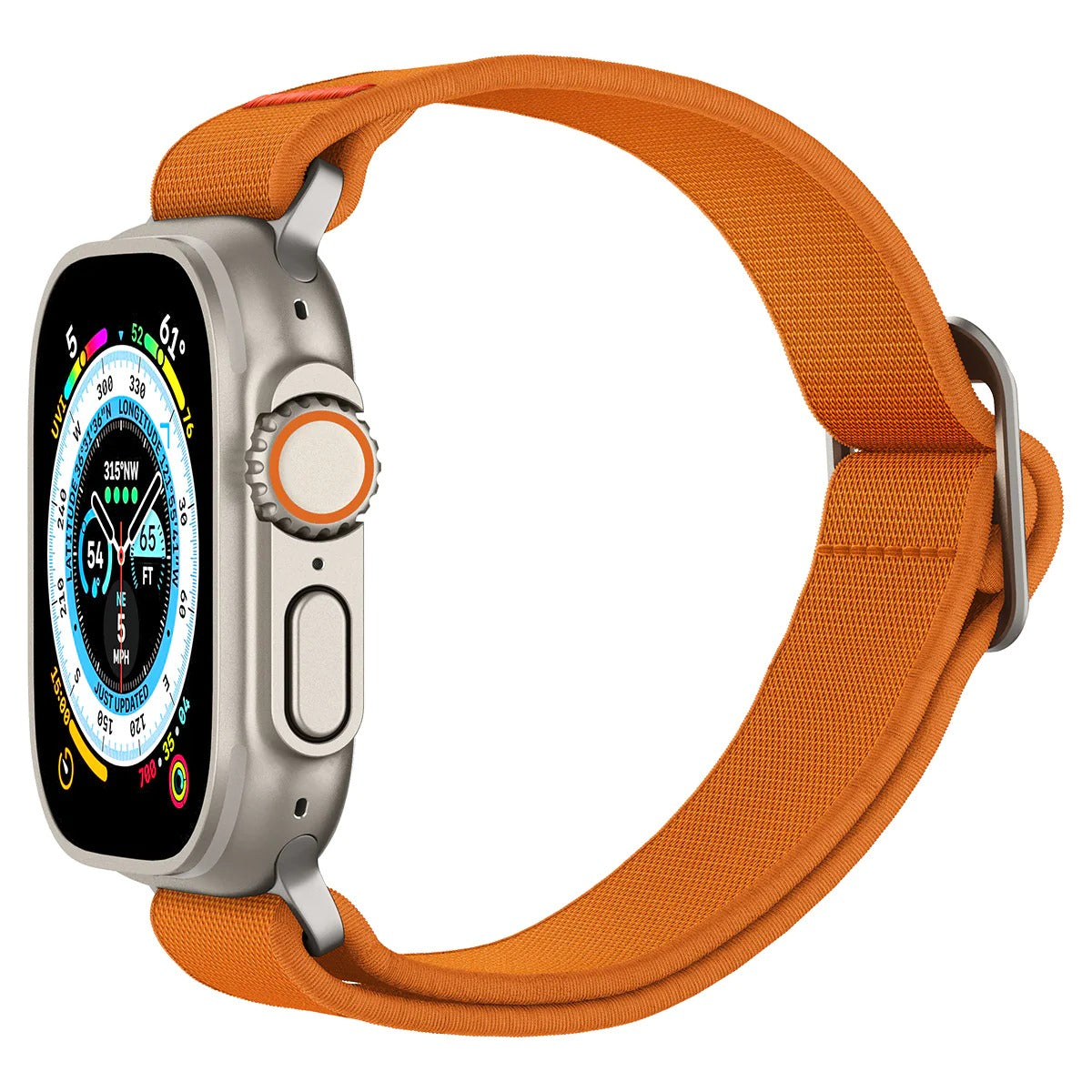 Armband Spigen Lite Fit Ultra für Apple Watch 49/46/45/44 mm, Orange
