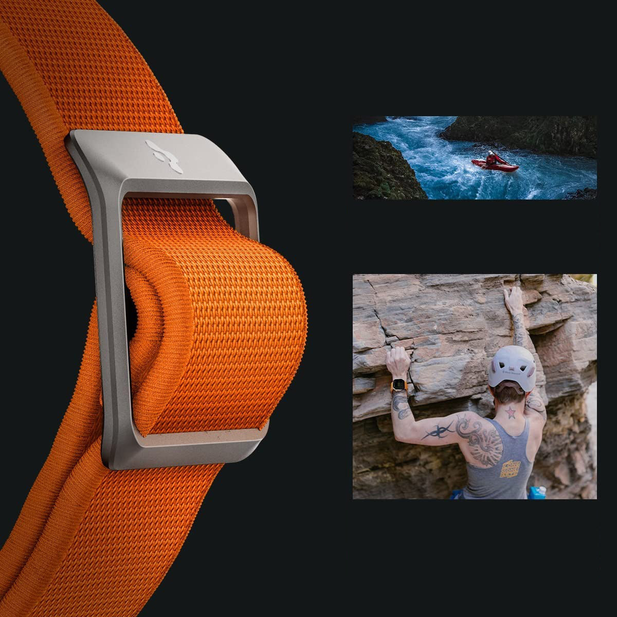 Armband Spigen Lite Fit Ultra für Apple Watch 49/46/45/44 mm, Orange